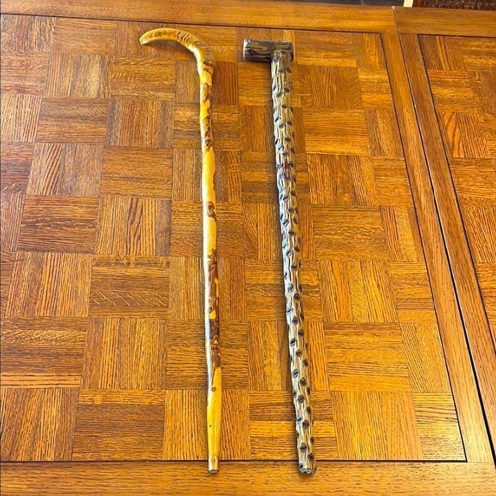Handcrafted Wooden Walking Sticks